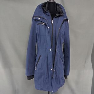 Navy Double Zip Jacket, Jessica Simpson